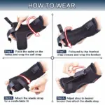 Adjustable Night Splint Ankle Support Brace with Aluminum Stay - Image 5