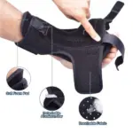 Adjustable Night Splint Ankle Support Brace with Aluminum Stay - Image 13