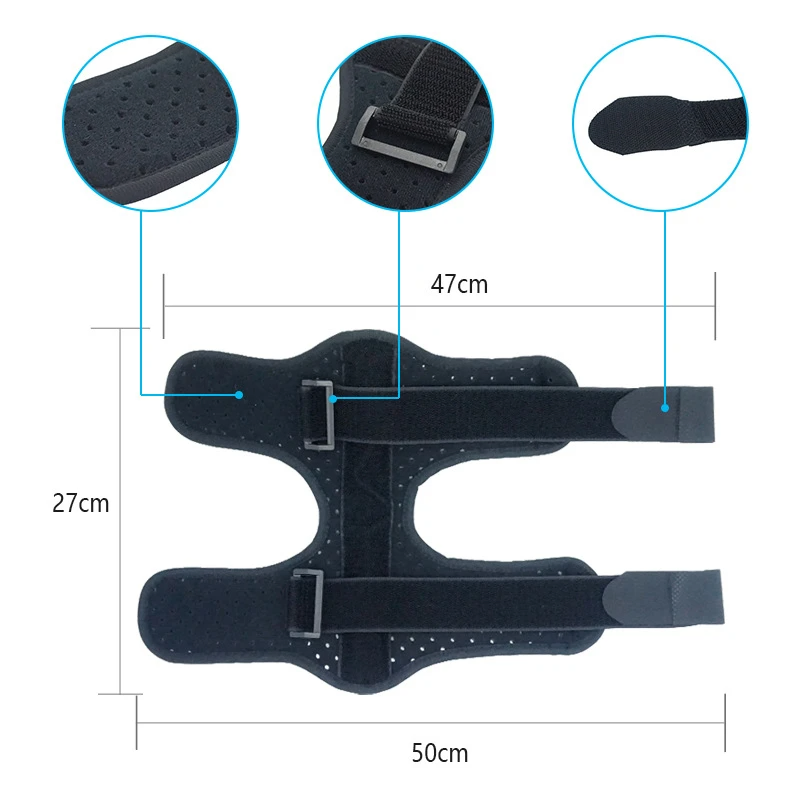 Adjustable Night Splint Ankle Support Brace with Aluminum Stay