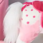 Plush Rocking Horse with Realistic Sounds Pink for Ages 3+ - Image 9