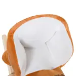 Plush Rocking Horse with Music for Ages 1 to 3 Years, Brown and White - Image 8