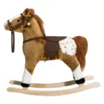 Plush Rocking Horse for Kids, Brown, Realistic Sounds, Ride-On Toy for Children 3+ - Image 11