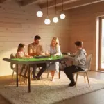 Soozier Poker Table Foldable, 72" Portable Casino Blackjack Table for 8 Players with Felt Surface, Cup Holders, Green - Image 10