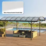 Outsunny Polycarbonate Greenhouse Panels UV Protected Twin-Wall Polycarbonate Sheet 47.2" x 23.6" 10 Pack Clear - Image 10