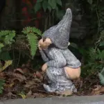 Funny Resin Garden Gnome Statue Outdoor Decorative Ornament - Image 7