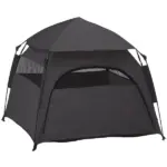 PawHut Pop Up Dog Tent for Extra Large and Large Dogs with Carry Bag, for Beach, Backyard, Home, Dark Gray - Image 11