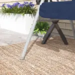 Outsunny Porch Swing 2 Person with Stand, Outdoor, Dark Blue, Canopy, Cup Holders, Cushions for Patio Backyard - Image 9
