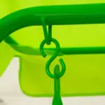 Outsunny Porch Swing for Kids with Adjustable Canopy to Block Sun at Angles, Kids Swing Chair with Seatbelts, Frog Pattern, Gift for Kids Ages 3-6 - Image 8