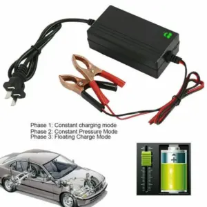 portable 12v auto car battery charger truck trickle maintainer boat motorcycle 7