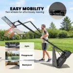 Portable Basketball Hoop Outdoor, 8-10ft Adjustable Basketball Goal, 47 Inch Shatterproof Backboard, Action Grip - Image 6