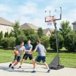 Portable Basketball Hoop Outdoor, 8-10ft Adjustable Basketball Goal, 47 Inch Shatterproof Backboard, Hand-Crank Lift - Image 8