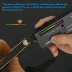Portable Electronic Diamond Tester with LED Indicator and Carrying Case - Image 6