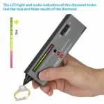 Portable Electronic Diamond Tester with LED Indicator and Carrying Case - Image 7