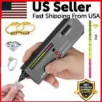 Portable Electronic Diamond Tester with LED Indicator and Carrying Case