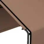 Portable Dog Tent Water Resistant for Outdoor Shade Protection, Brown - Image 8
