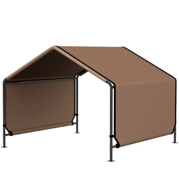 portable-dog-tent-water-resistant-for-outdoor-shade-protection-brown.webp Portable Dog Tent Water Resistant for Outdoor Shade Protection, Brown - Image 1