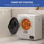 Portable Electric Clothes Dryer 1.5 cu.ft Compact Laundry Dryer 850W for Apartments White - Image 6