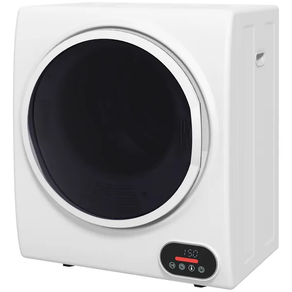 portable-electric-clothes-dryer-15-cuft-compact-laundry-dryer-850w-for-apartments-white.webp Portable Electric Clothes Dryer 1.5 cu.ft Compact Laundry Dryer 850W for Apartments White - Image 1