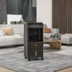 HOMCOM Portable Evaporative Air Cooler 3-in-1 Ice Cooling Fan with Remote Oscillation Timer Black for Home Office - Image 10