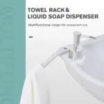 Kleankin 4.5 Gallon Portable Hand Wash Sink with Towel Holder and Soap Dispenser Light Gray - Image 6