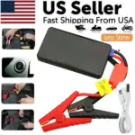 12V Portable Car Jump Starter with 400A Peak Power Bank and LED Flashlight