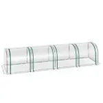 Outsunny Portable Plant Refuge: 13ft Tunnel Greenhouse with UV Protection