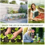 Outsunny Portable Plant Refuge: 13ft Tunnel Greenhouse with UV Protection - Image 6