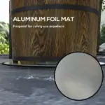 Outsunny Portable Smokeless Fire Pit Magnesium Oxide Bonfire Stove with Mat Brown for Outdoor Activities - Image 6