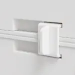 HOMCOM Portable Wardrobe Closet, Folding Bedroom Armoire, Clothes Hanging Storage Rack, Hanging Rod, Magnet Doors, White - Image 9