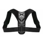 Breathable Neoprene Posture Corrector Back and Shoulder Support Brace Black - Image 8