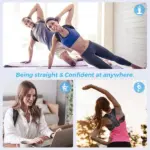 Breathable Neoprene Posture Corrector Back and Shoulder Support Brace Black - Image 11