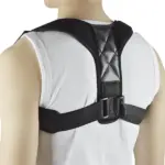 Breathable Neoprene Posture Corrector Back and Shoulder Support Brace Black - Image 12