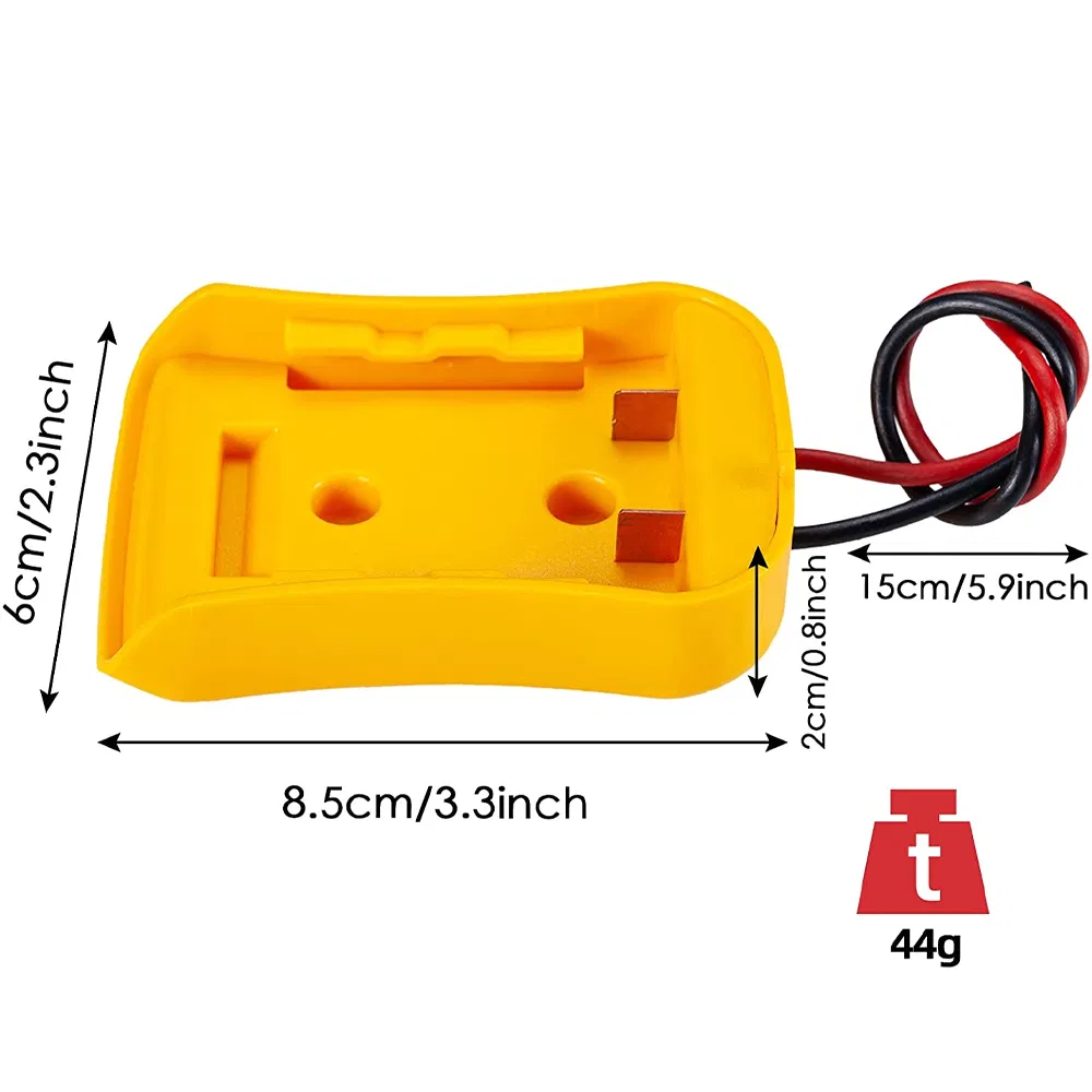 Battery Adapter Holder Dock Compatible with DeWalt 18V and 20V MAX Batteries