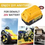 Battery Adapter Holder Dock Compatible with DeWalt 18V and 20V MAX Batteries - Image 3