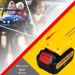 Battery Adapter Holder Dock Compatible with DeWalt 18V and 20V MAX Batteries - Image 4