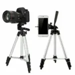 Adjustable Camera Tripod Stand with Phone Holder and Carry Bag - Image 4