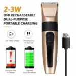 Cordless Hair Clipper and Beard Trimmer Kit with 4 Attachment Heads - Image 5