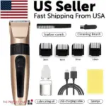 Cordless Hair Clipper and Beard Trimmer Kit with 4 Attachment Heads - Image 12