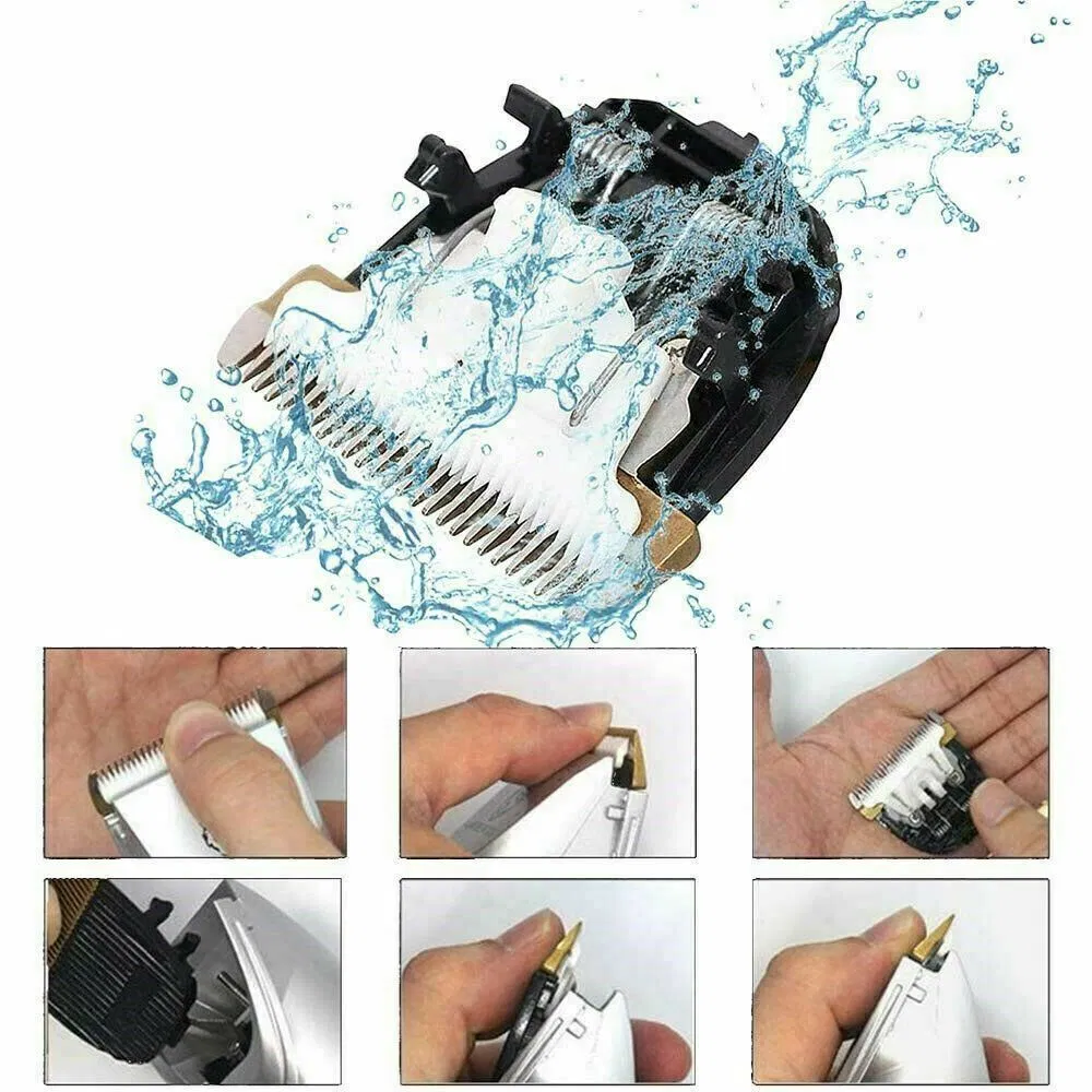 Cordless Hair Clipper and Beard Trimmer Kit with 4 Attachment Heads
