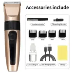 Cordless Hair Clipper and Beard Trimmer Kit with 4 Attachment Heads - Image 2