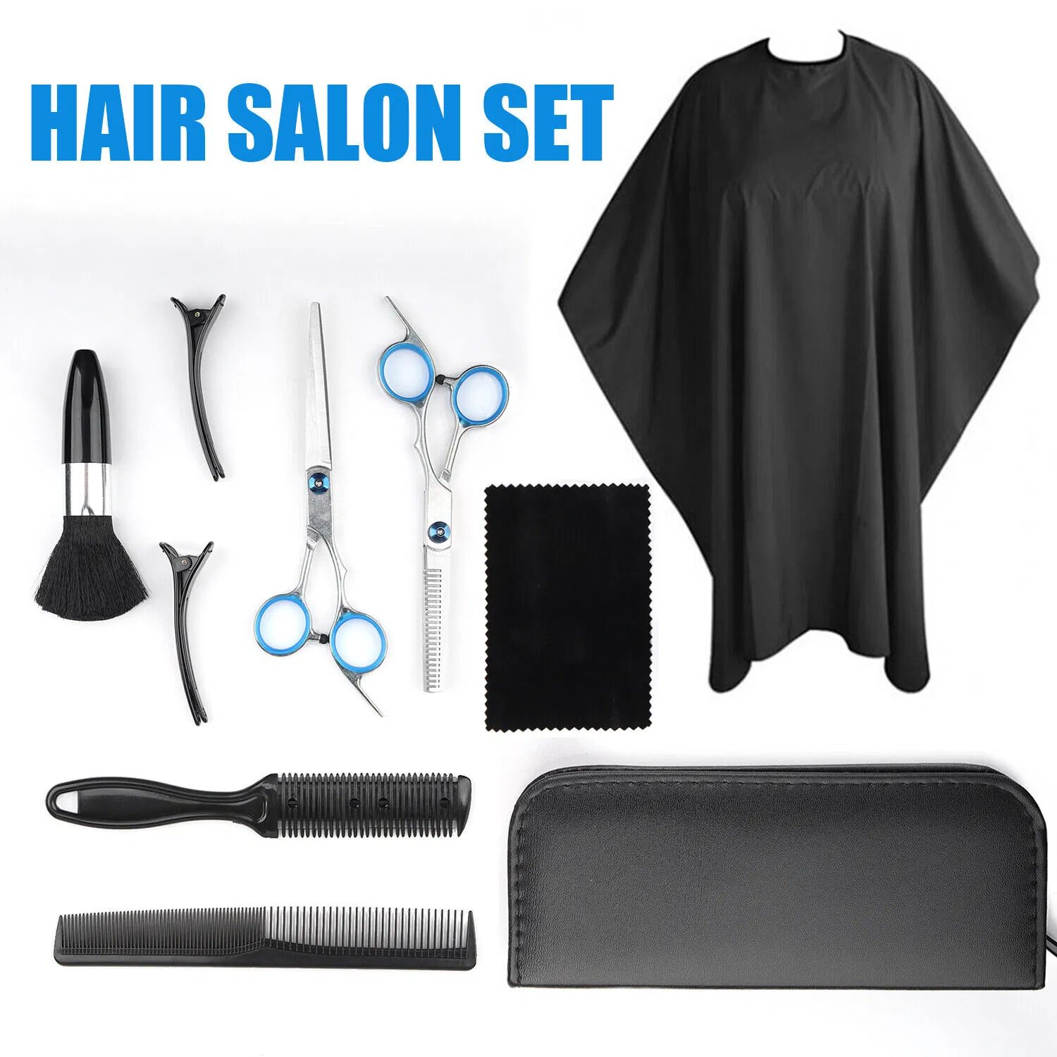 Professional Hair Cutting and Thinning Scissors Barber Kit