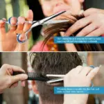Professional Hair Cutting and Thinning Scissors Barber Kit - Image 7