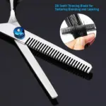 Professional Hair Cutting and Thinning Scissors Barber Kit - Image 9