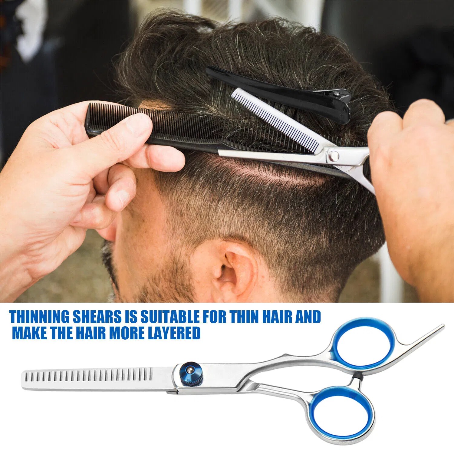 Professional Hair Cutting and Thinning Scissors Barber Kit
