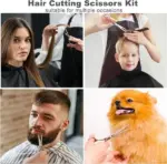 Professional Hair Cutting and Thinning Scissors Barber Kit - Image 19