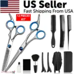 Professional Hair Cutting and Thinning Scissors Barber Kit