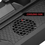 PS4 Vertical Cooling Stand with Dual Controller Charging Dock and USB Hub - Image 7