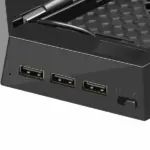 PS4 Vertical Cooling Stand with Dual Controller Charging Dock and USB Hub - Image 8