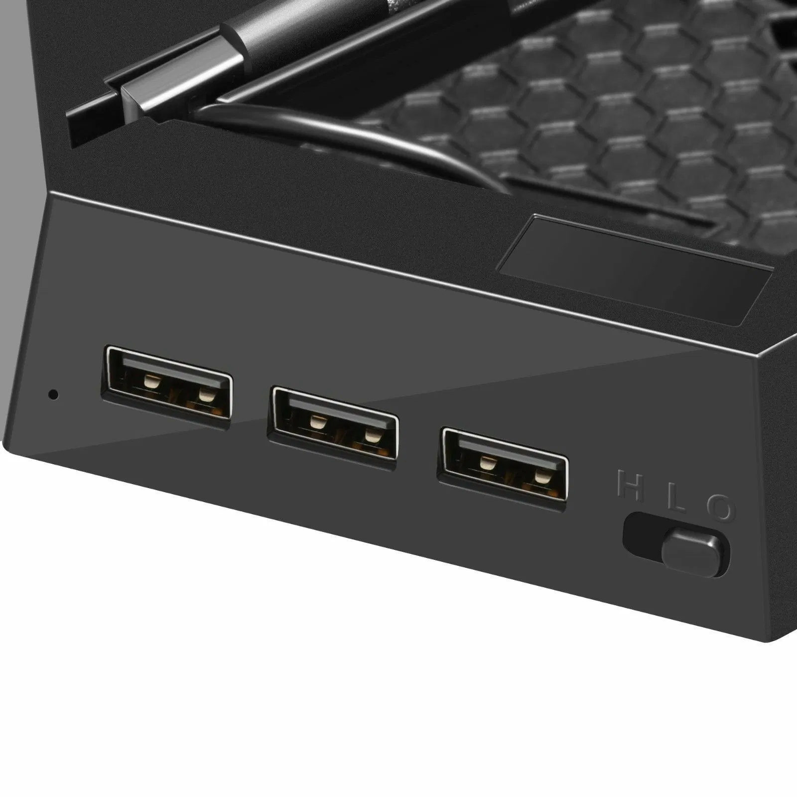 PS4 Vertical Cooling Stand with Dual Controller Charging Dock and USB Hub
