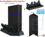 PS4 Vertical Cooling Stand with Dual Controller Charging Dock and USB Hub - Image 4